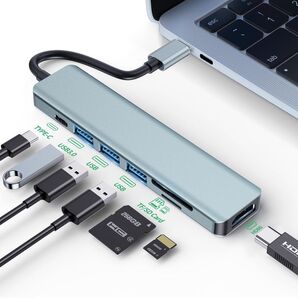 USB ハブ C USB-C 7-in-1 HDMI type-c hdmi USB C ハブ 7-IN-1 USB3.0