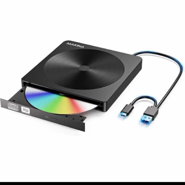 外付け DVDドライブ ポータブルDVDドライブ CDドライブ