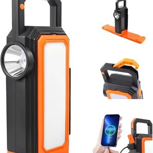 LED 懐中電灯 ランタン スマホ充電 吊り下げ 多機能ソーラーランタン アウトドア 夜釣り キャンプ