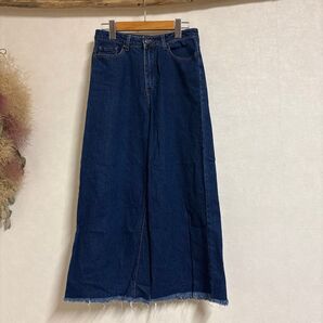 ベルシュカ ワイドパンツ フリンジ デニム