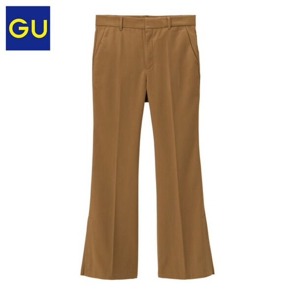 gu 裏起毛セミフレアパンツ