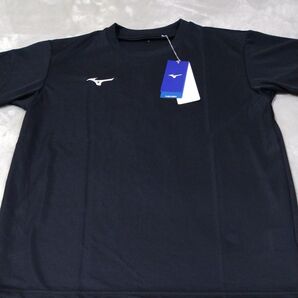 ミズノ メンズ ナビドライTシャツ 半袖/丸首 (ブラック×ホワイトサイズ:M)★お値引き不可