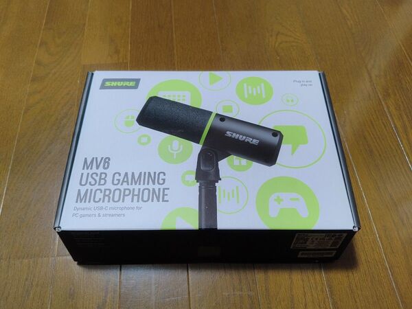 SHURE MV6 USB GAMING MICROPHONE ダイナミックマイク 使用4時間程度