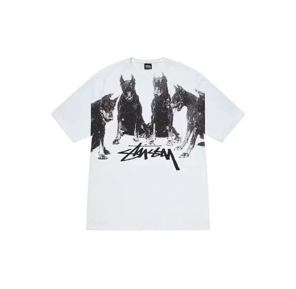 STUSSY(ステューシー) Stussy Dobermans Doberman Fog T-Shirt Tee メンズ 半袖