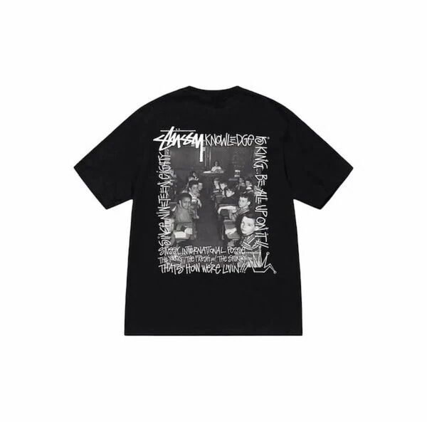 STUSSY(ステューシー) STUSSY Classroom Tee - White -black Tシャツ 半袖 メンズ