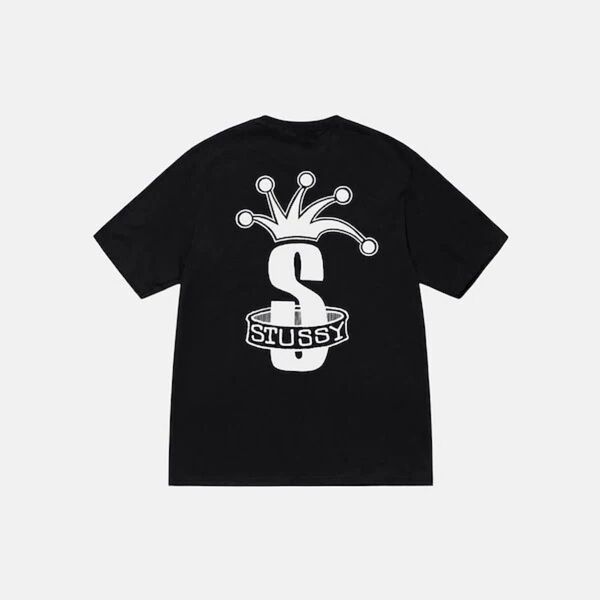 STUSSY(ステューシー) STUSSY CROWN BAND TEE White -black Tシャツ 半袖 メンズ