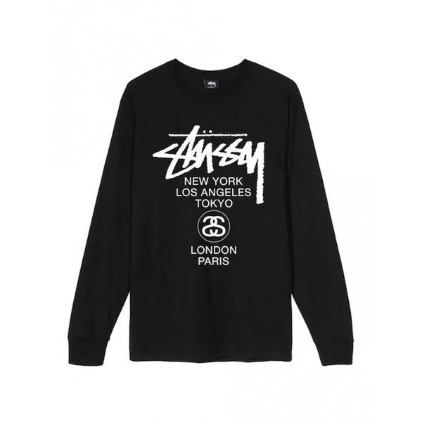 STUSSY(ステューシー) WORLD TOUR L/S TEE ロングスリーブティーシャツ Tシャツ 長袖