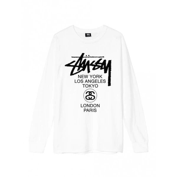 STUSSY(ステューシー) WORLD TOUR L/S TEE ロングスリーブティーシャツ Tシャツ 長袖