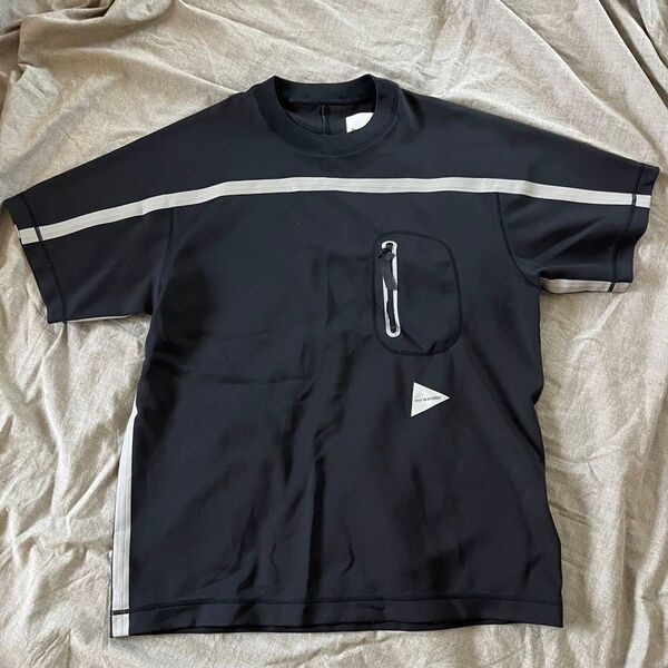 and wander アンドワンダー Tシャツ size3 ◯