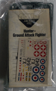 NOVO/1/72/HUNTER GROUND ATTACK FIGHTER/イギリス空軍攻撃機/戦闘機ハンター/未組立品(外箱欠)