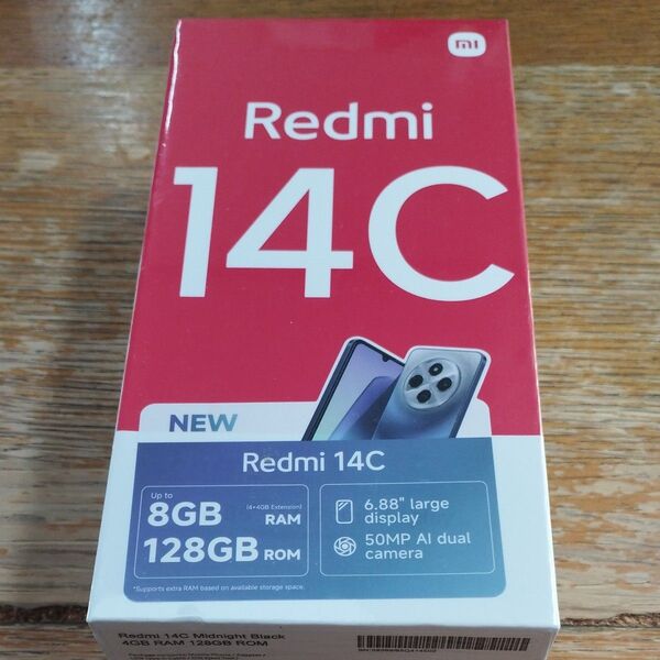 Redmi 14C Midnight Black 4GB/128GB 新品未開封