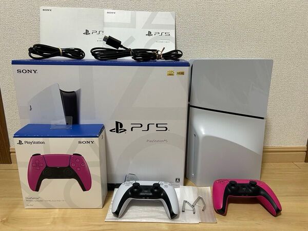 PS5 ディスクドライブ搭載モデル SONY PlayStation CFI-2000A コントローラ2ケ