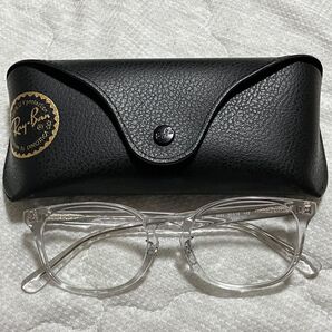 rayban rb5386d 2001 クリアレンズ 伊達メガネ Ray-Ban ケース付 メガネ サングラス アイウェア