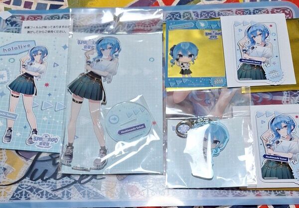 ホロライブ EXPO 後夜祭 星街すいせい アクリルスタンド ステッカー 他