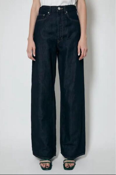 マウジー MOUSSY COTTON LINEN WIDE STRAIGHT 25インチ