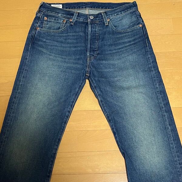 Levi's リーバイス ジーンズ デニムパンツ 501 ミディアムインディゴ W32L32 ヴィンテージ加工 ビッグE