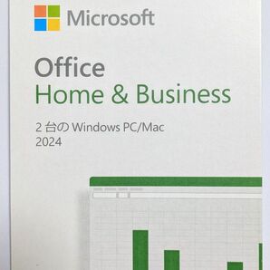 【未使用】Microsoft Office Home and Business 2024 永続版 POSAカード PC2台用