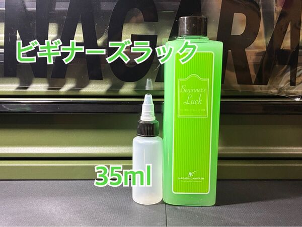 35ml ながら洗車 ビギナーズラック 小分け 傷をつけない拭き上げ補助剤 簡易コーティング剤 小分けボトル