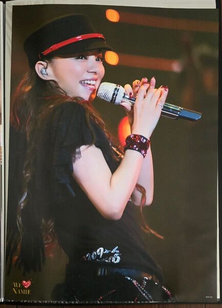 安室奈美恵 オリジナルB2ポスター WE LOVE NAMIE