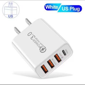 USB 充電器 USB 3ポート type-C ポート