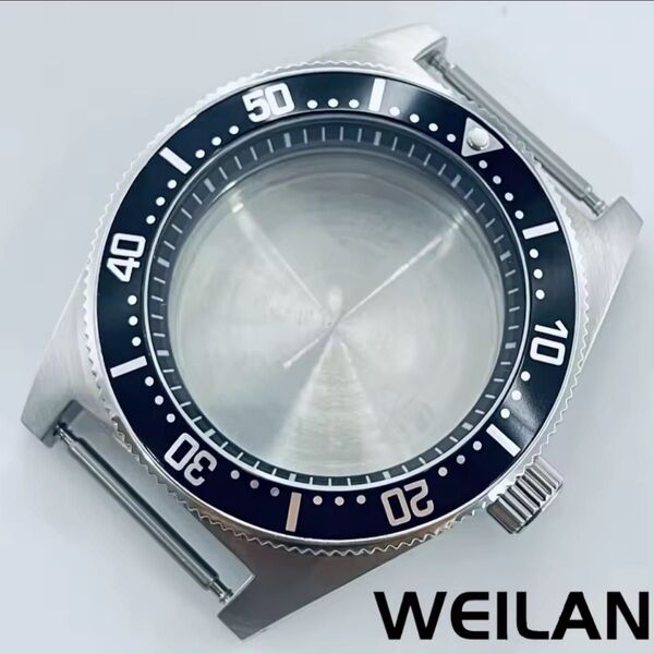 WEILAN 62MAS ダイビング 40㎜ ヴィンテージケース S ロゴ crown