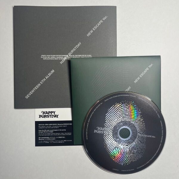 SEVENTEEN セブチ アルバム CDのみ HAPPY BURSTDAY