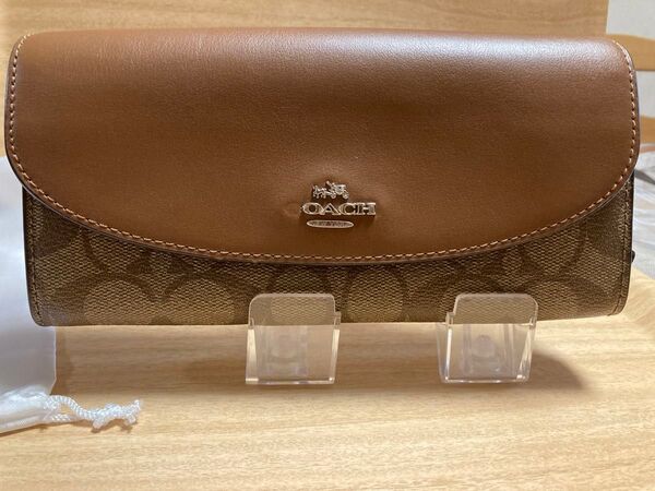 COACH 長財布 ※専用袋あります※ 見た目美品(自然劣化あり)