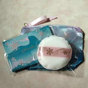 Snow Beauty 夜用パフ 巾着 3点セット