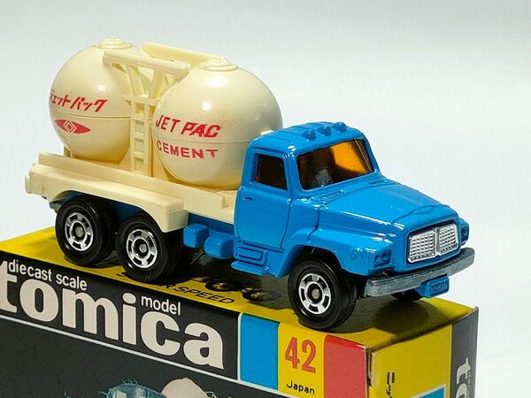 黒箱トミカ 42 日産ディーゼルジェットパック 美品 日本製 デッドストック