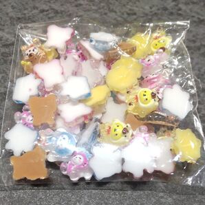 ネイルパーツ プラパーツ キャラクター デコパーツ ハンドメイド y2k レジン 平成女児 在庫処分 セール 約30個