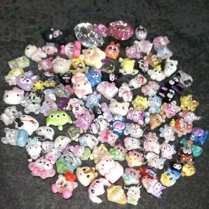 【53】ネイルパーツ プラパーツ キャラクター デコパーツ ハンドメイド y2k レジン 平成女児 在庫処分 セール 100個