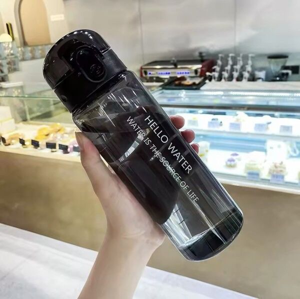 水筒 ウォーターボトル 直飲み マグボトル タンブラー 熱中症対策 水分補給 シンプル 韓国 マイボトル ブラック 黒