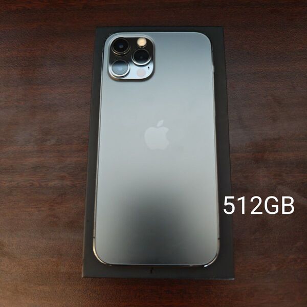 【正常動作品】iPhone12 Pro 512GB / グラファイト / やや傷あり / 最大バッテリー89% / SIMフリー