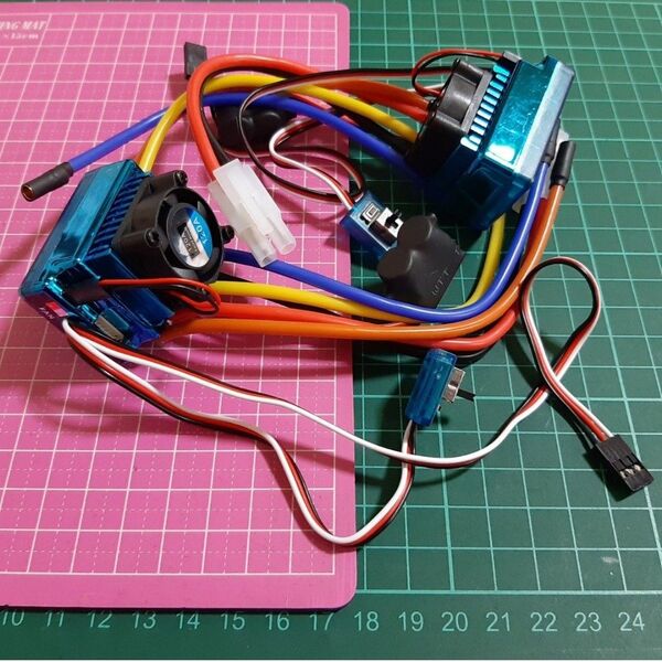 ■2個■ ② TSKY 120A ブラシレス アンプ ESC ラジコン モーター YD-2 tt01 tt02 ホビーウイング