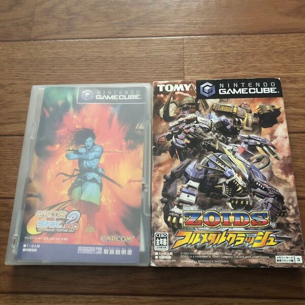 ゲームキューブ ソフト CAPCOM VS SNK2 ゾイド フルメタルクラッシュ 2本セット