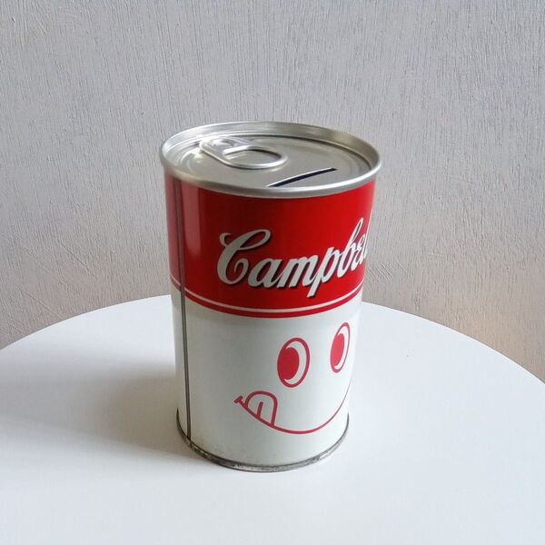 キャンベルスープ 貯金箱 昭和レトロ ビンテージ