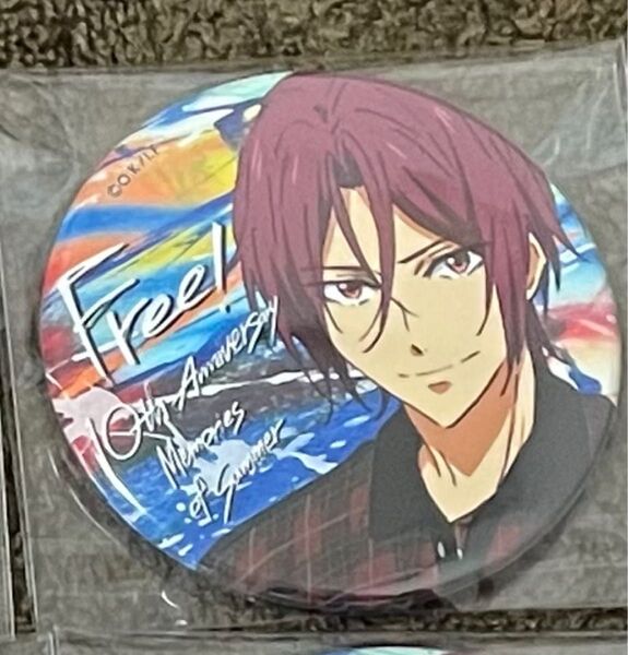 Free! MS 缶バッジ 松岡凛 10周年 10th