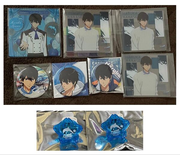 Free! 七瀬遙 缶バッジ コースター リングライト リンライ オケコン オーケストラコンサート アクリルコースター ココス