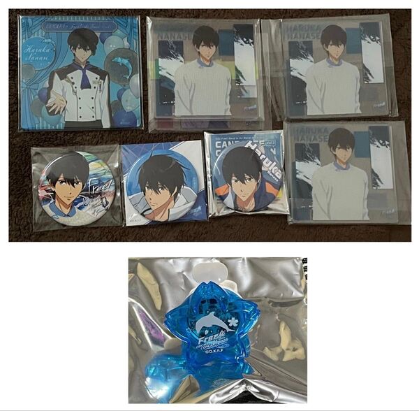Free! 七瀬遙 缶バッジ コースター リングライト リンライ オケコン オーケストラコンサート アクリルコースター ココス