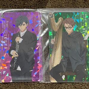 Free! 桐嶋郁弥 遠野日和 ラメキーホルダー ラメキー オケコン ホロキー 2点セット