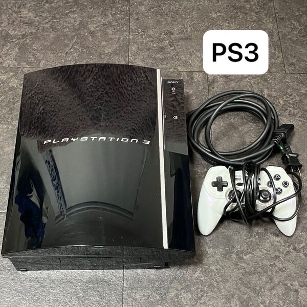 PS3 本体+ケーブル+horiコントローラー CECHLOO