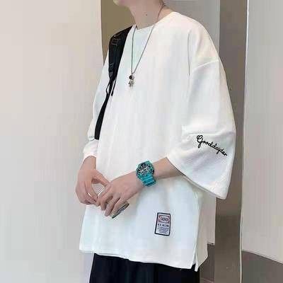 メンズ 五分袖 半袖tシャツ シンプル おしゃれ かっこいい ストリート