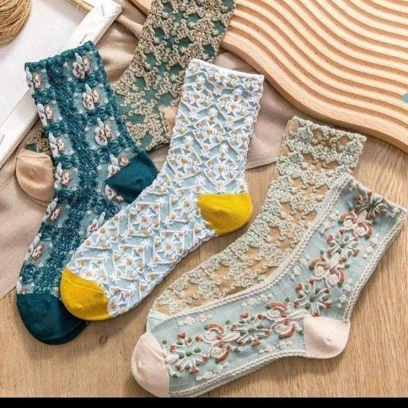 レディース 靴下 おしゃれ ソックス かわいい まとめ売り 5足セット 人気