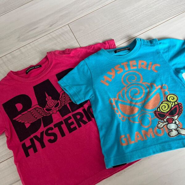 ヒステリックミニ Tシャツ 2枚セット子供用 半袖 トップス 90 男の子 女の子