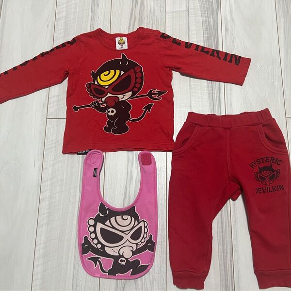 ヒステリックミニ DEVILKINセットトップス ボトムス スタイセット売り