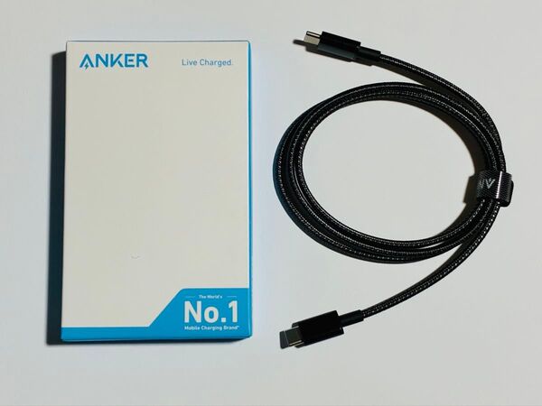 Anker 高耐久ナイロン USB-C&USB-C 0.9 1本 USB-Cケーブル