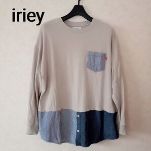 【値下げしました】iriey アイリー / プルオーバー レディース ゆったりサイズ 綿100%