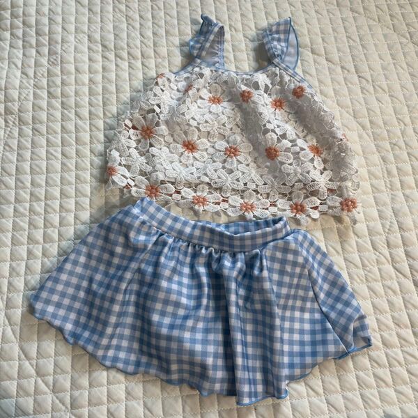 セパレート スイムウェア 女の子 水着 80