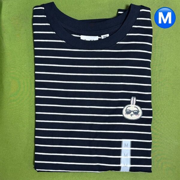 ちいかわ × GUコラボ うさぎ Tシャツ Mサイズ ボーダー