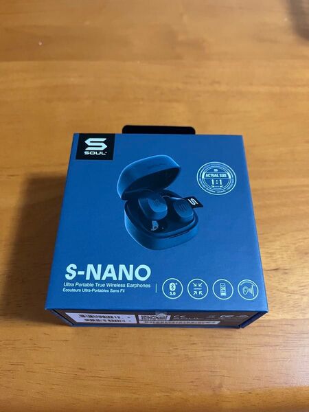SOUL S-NANO 完全ワイヤレスイヤホン ブルー
